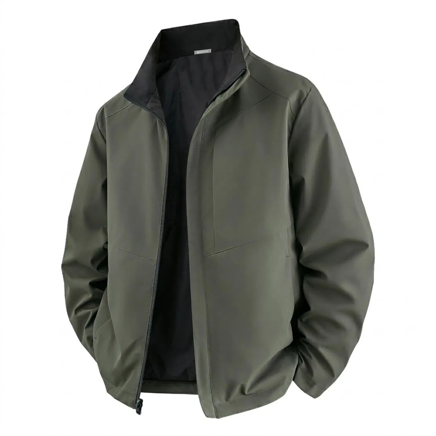 Детская унисекс-куртка с капюшоном Drop Shoulder Red bean, Dark Gray — фото 3