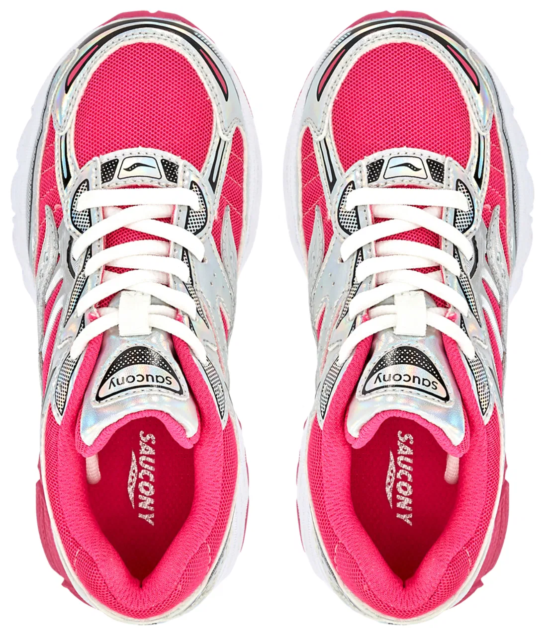 Детские кроссовки Omni 9 Saucony, цвет Fuchsia/Silver — фото 4