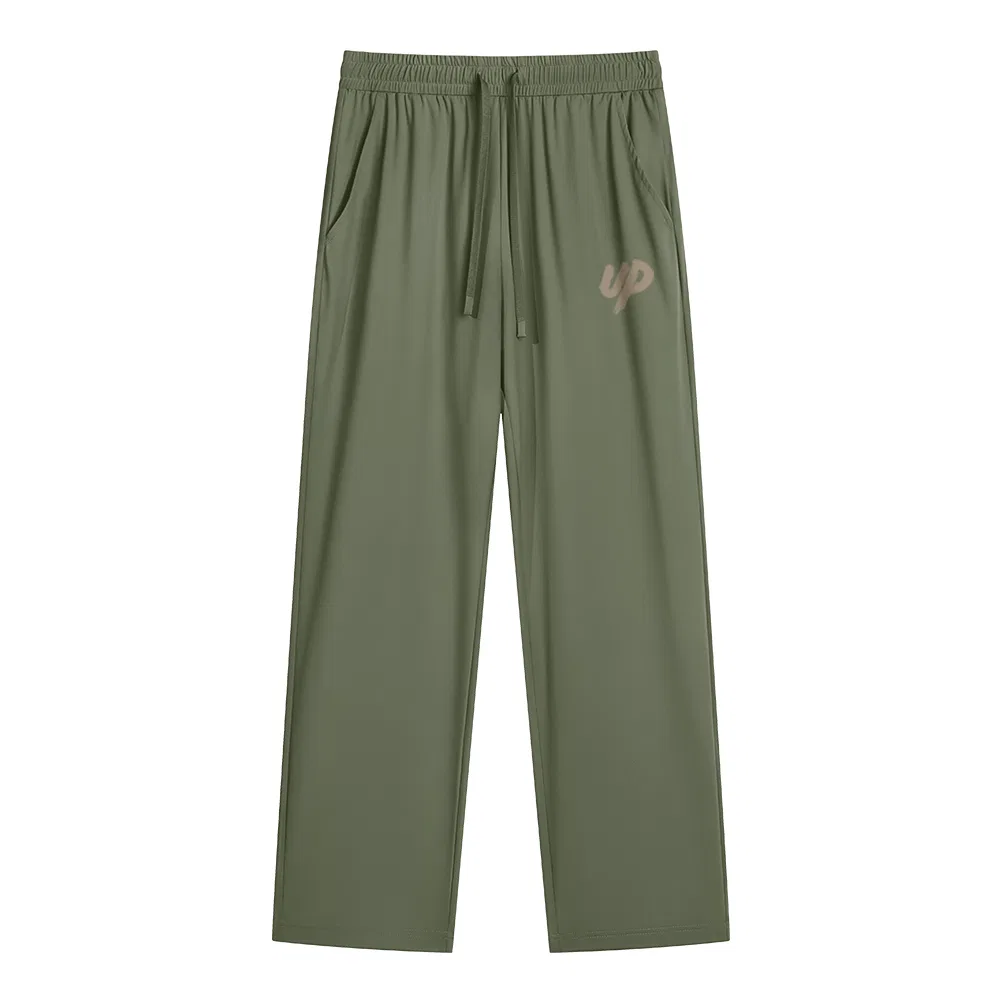 Детские брюки прямого кроя Ice Silk Cooling MINISO, Olive Green