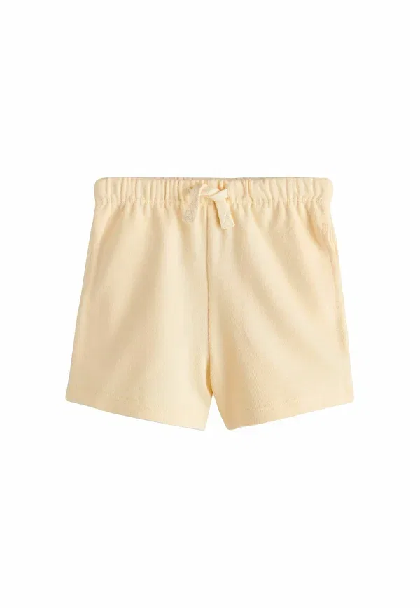 Шорты хлопковые Regular fit - textured 3 pack - shorts Next sage green, soft yellow, pastel stripe, зеленый/желтый — фото 4