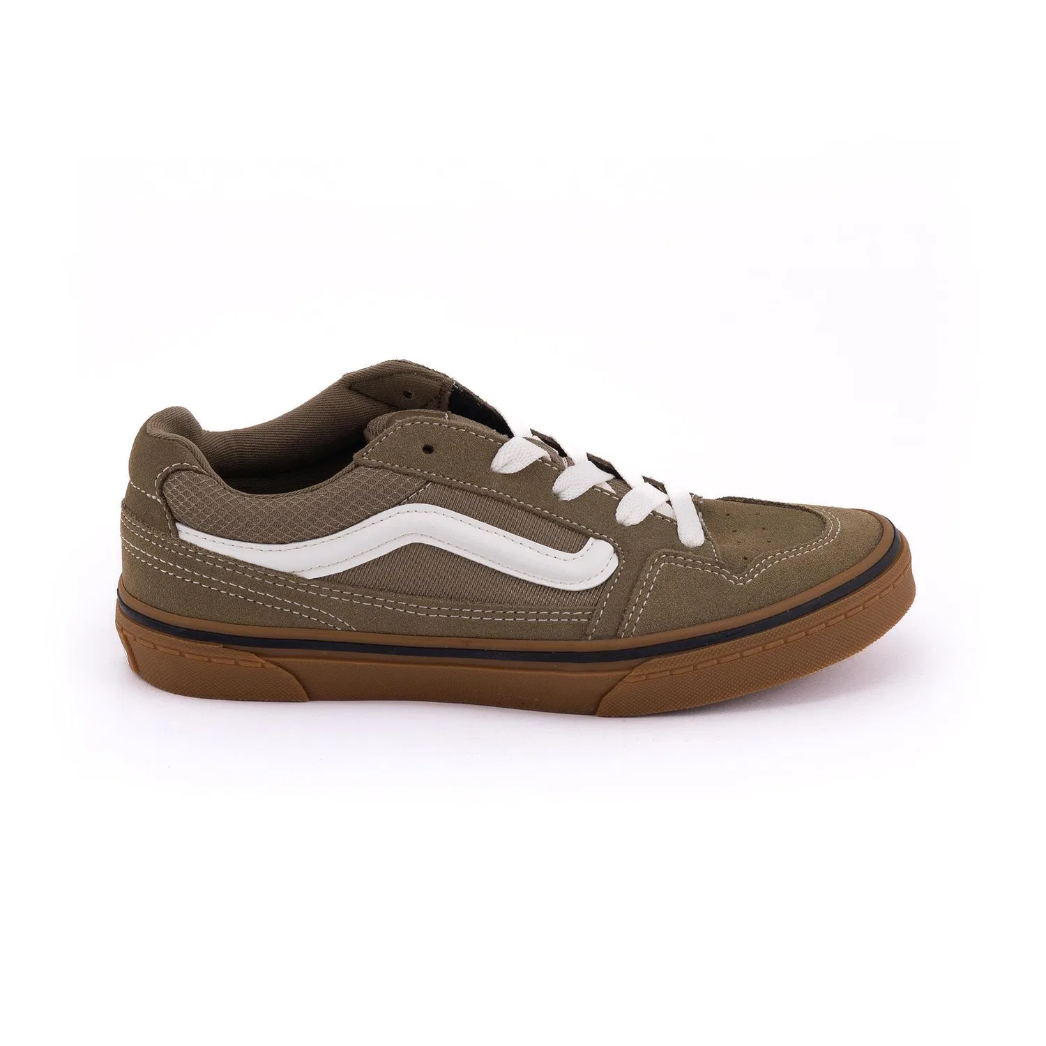 Детские кроссовки для мальчиков с замшевым верхом Caldrone Vans, Pop Olive Gum