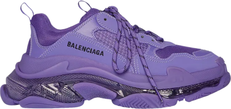 Кроссовки Balenciaga Wmns Triple S Purple, фиолетовый