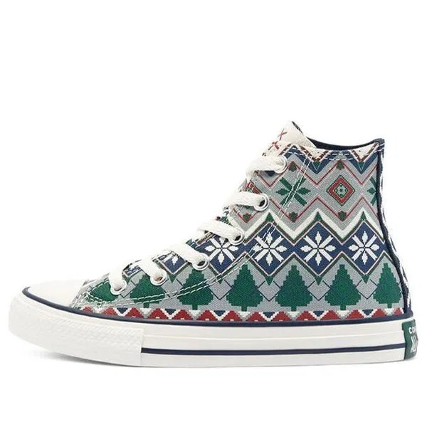 Кроссовки chuck taylor all star big grey/green Converse, серый