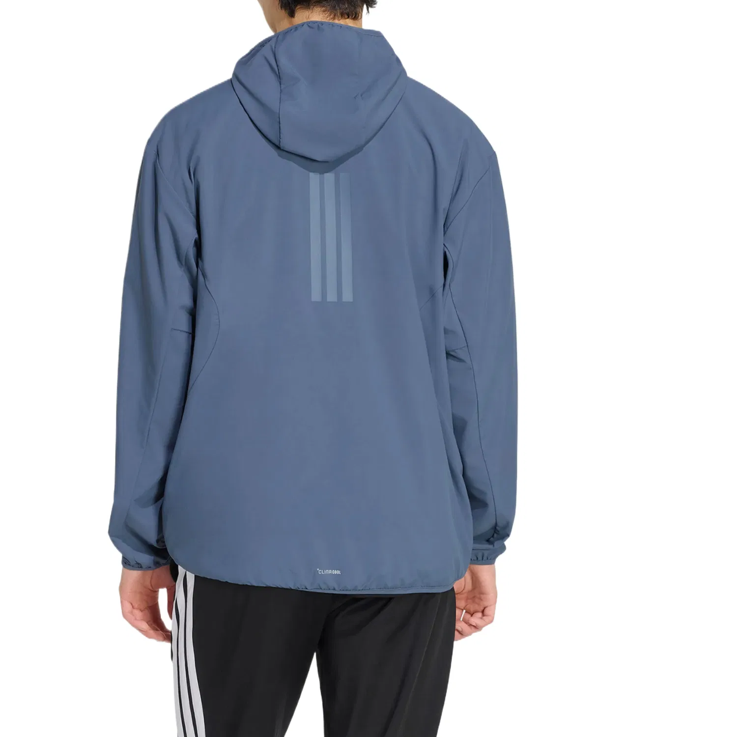 Куртка с капюшоном, мягкая чернильно-синяя, Adidas — фото 4