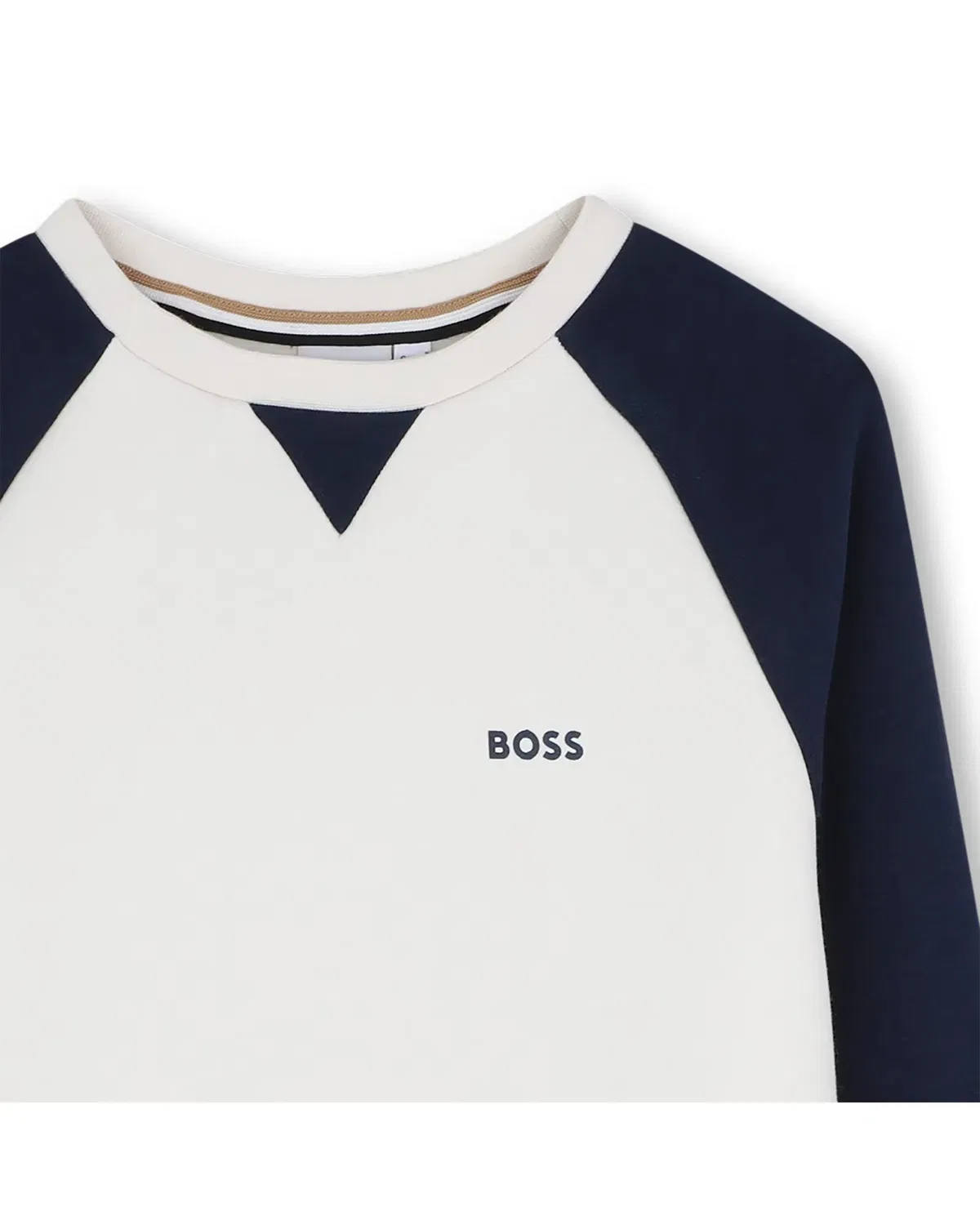 Детское худи для мальчиков с круглым вырезом BOSS Kidswear, Crudo — фото 2