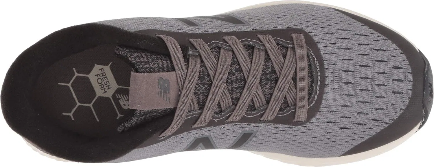 Детские кроссовки для девочек с липучкой Arishi Next V1 New Balance, Dark Gull Grey/Black — фото 3