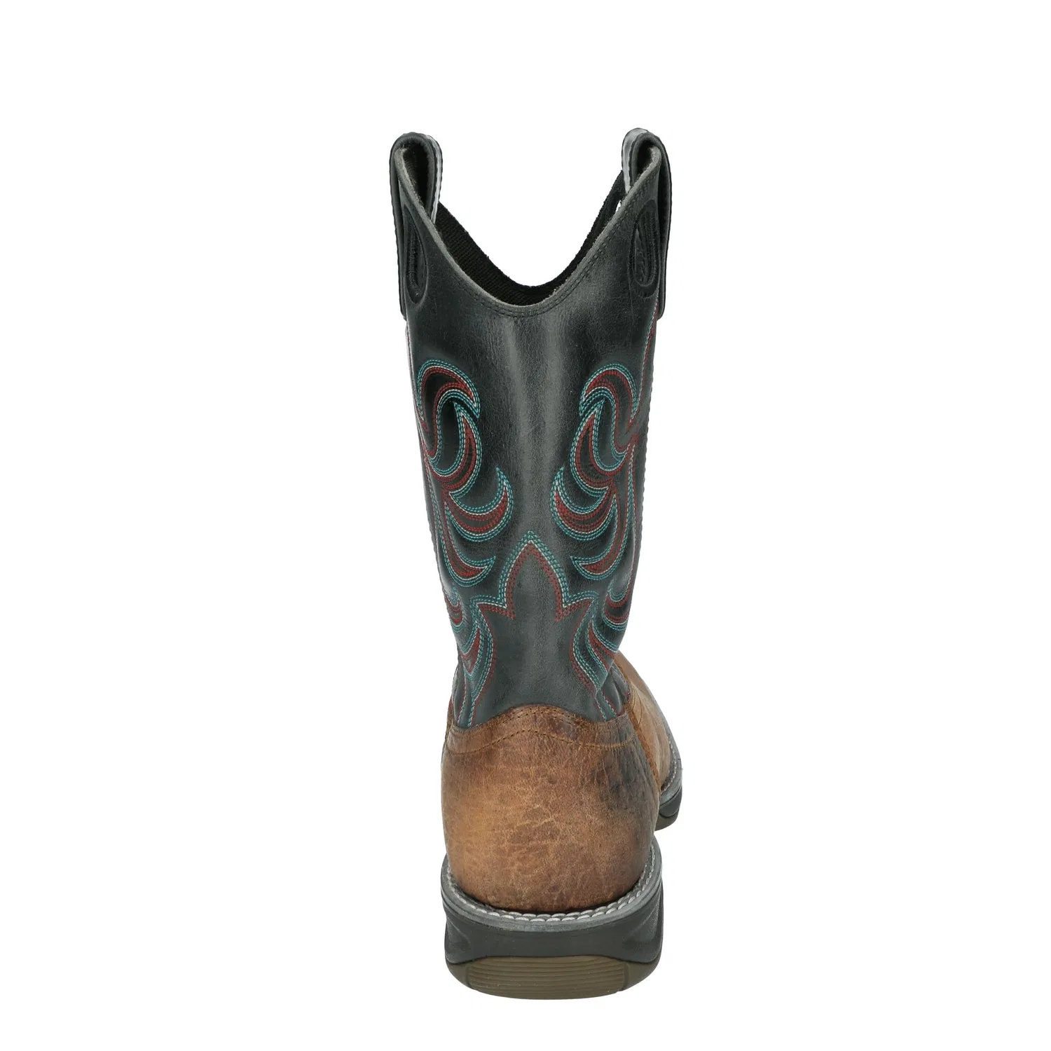 Детские ботинки для мальчиков с квадратным носком Leather Autry Western Boots Smoky Mountain Boots, Brown Black — фото 3