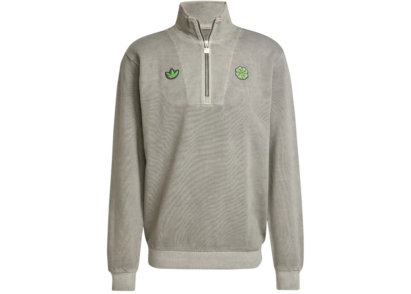 Мужская толстовка с половиной застежкой-молнией Adidas Celtic FC Terrace Icons, Black