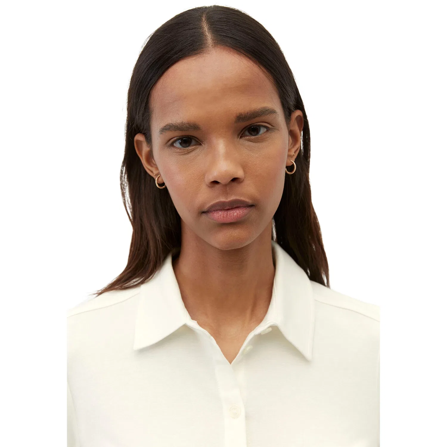 Женская блузка с длинным рукавом Marc O'Polo, Offwhite — фото 3