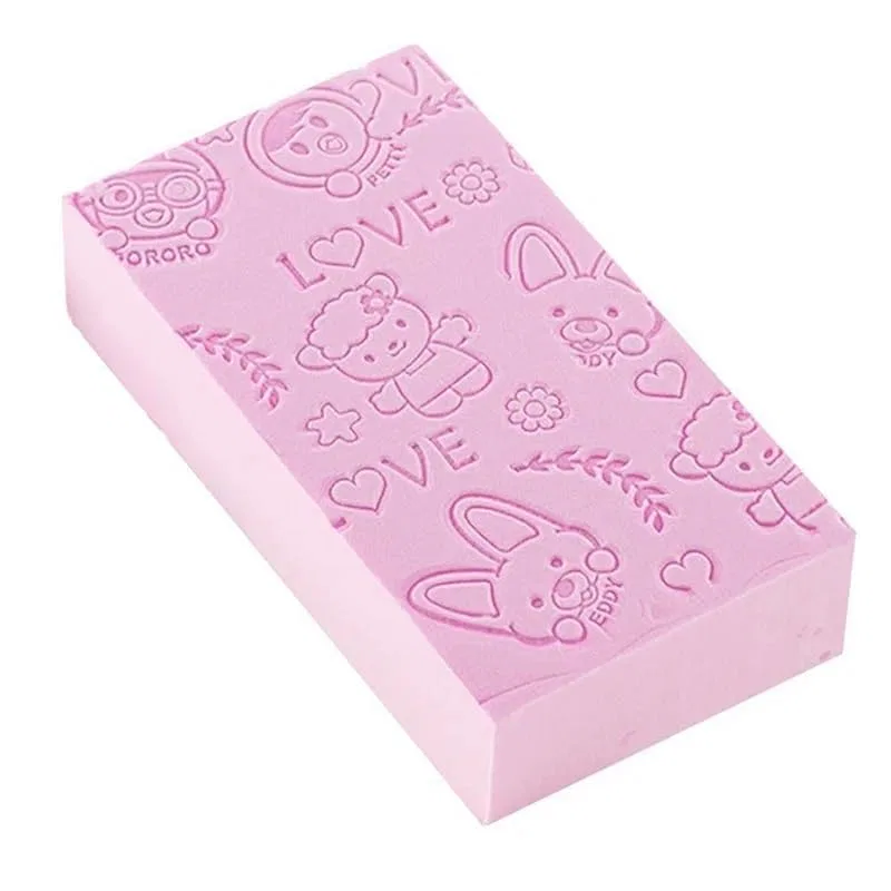 Мочалка для тела, DFJOENVLDKHFE, 1 шт, 13x7x3 см, Pink