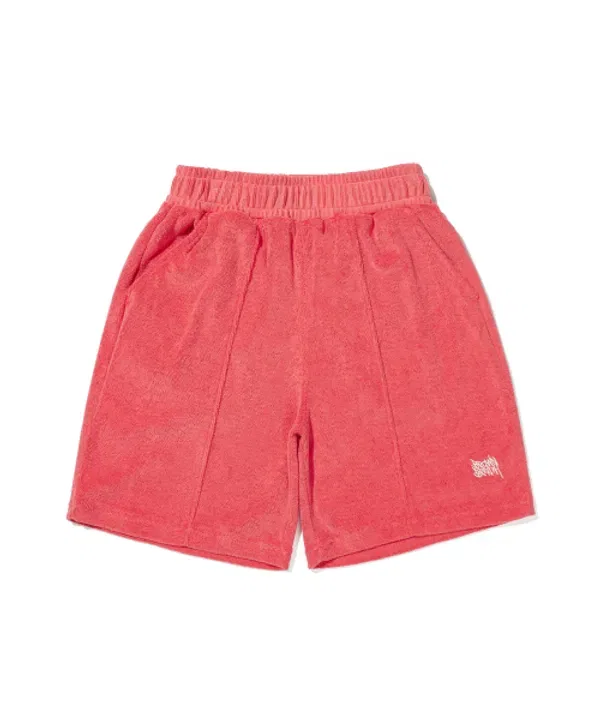 Шорты детские с террасной тканью, Brownbreath Kids, розовый — фото 2