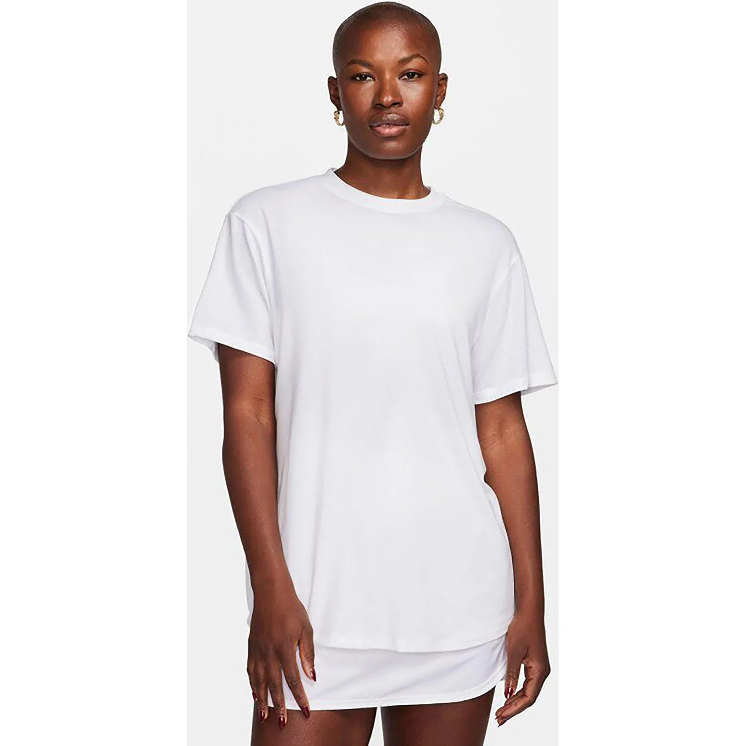Женский топ Nike One Relaxed DF SS Top, белый