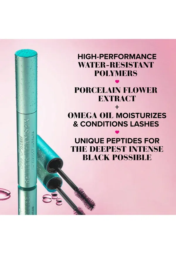 Тушь для ресниц водостойкая Better Than Sex Waterproof Mascara Too Faced, Black 8 мл — фото 3
