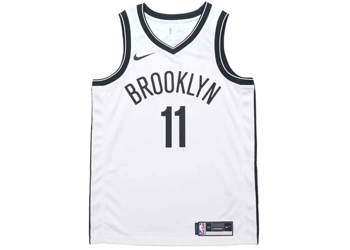 Мужская баскетбольная джерси Brooklyn Nets с принтом Nike Jersey, White
