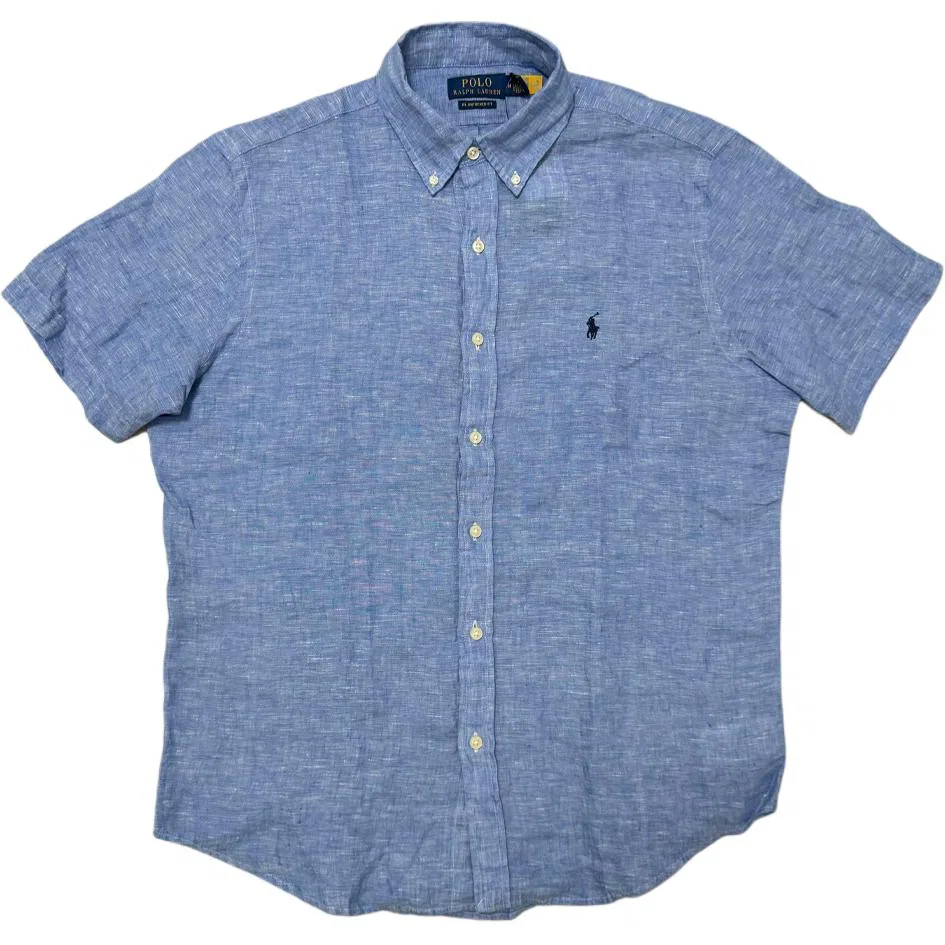 Мужская рубашка поло с воротником Polo Ralph Lauren, Blue