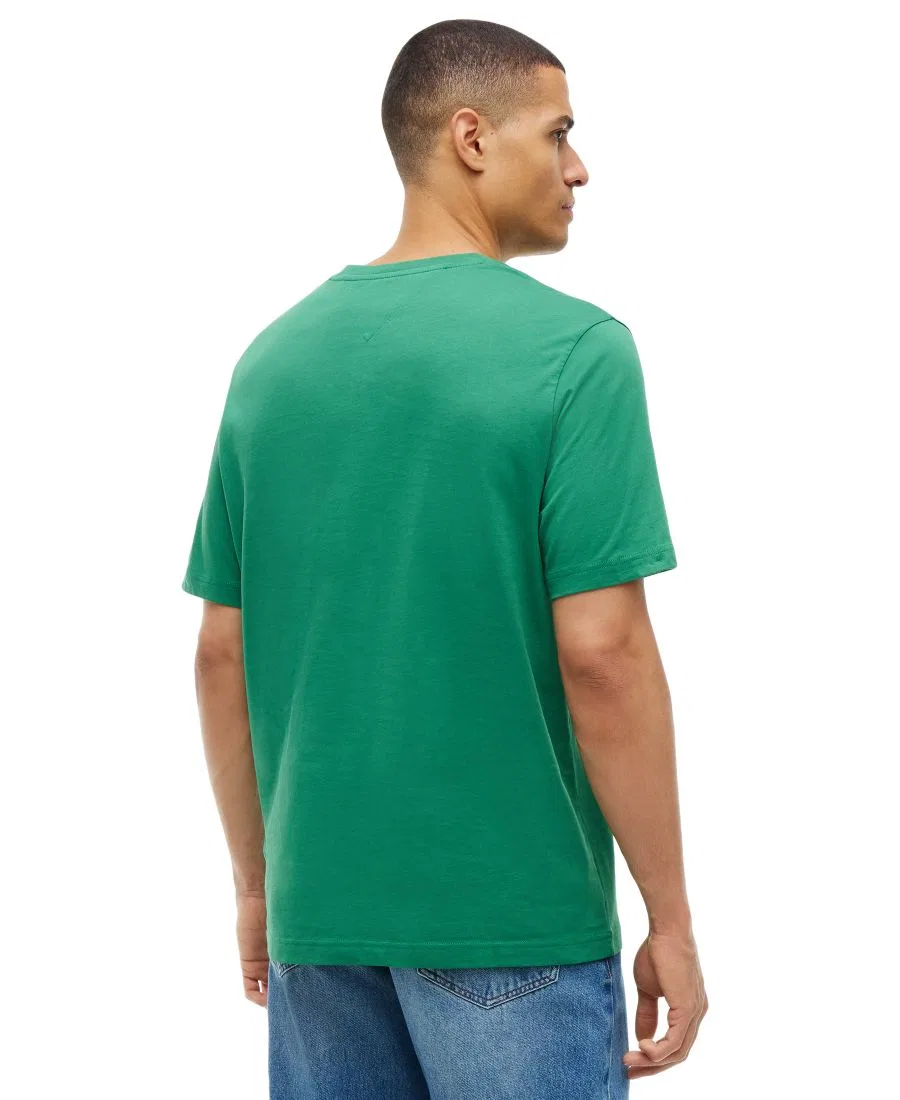 Футболка с графическим принтом Front Text Seasonal Tommy Hilfiger, Alaskan Green — фото 4