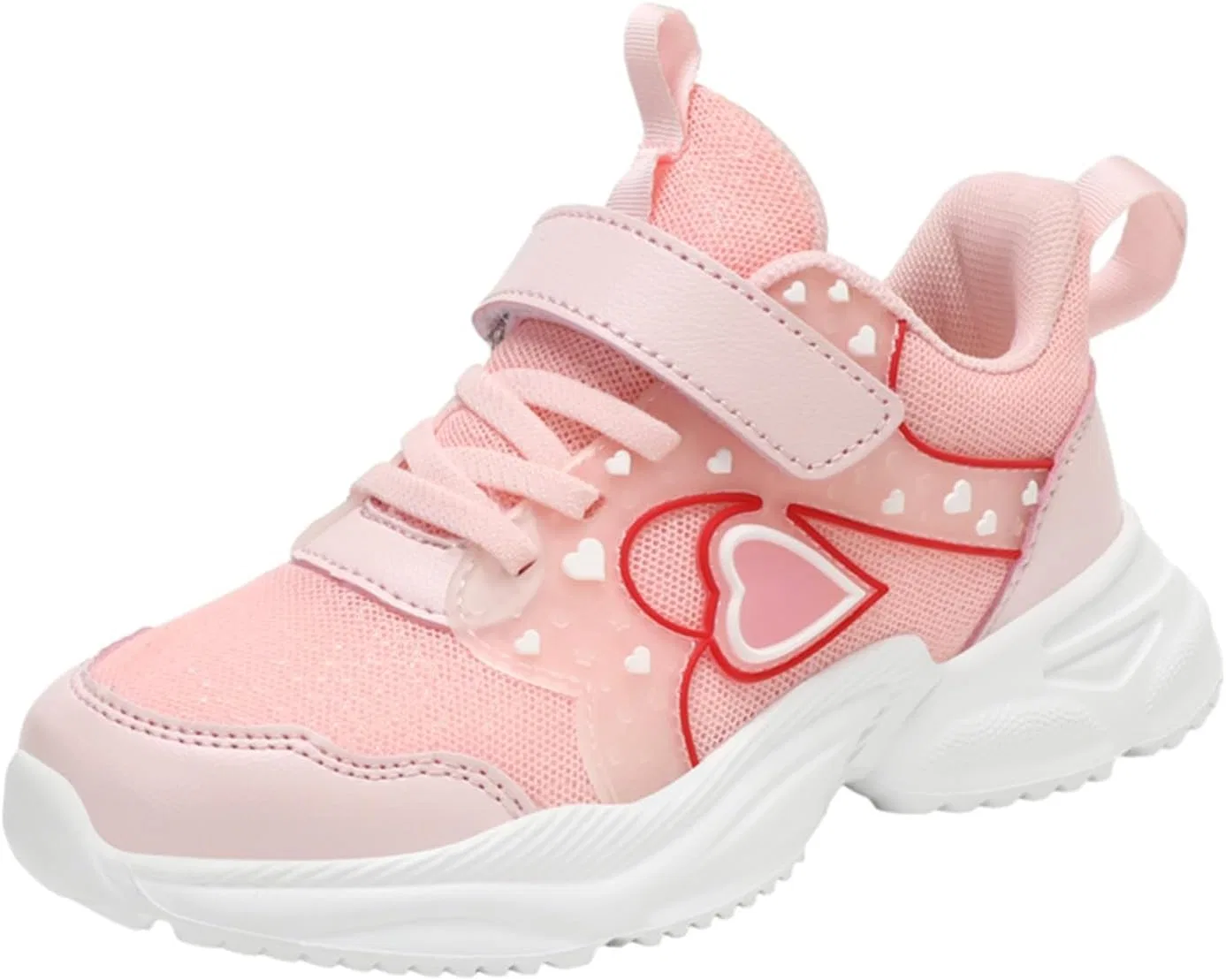 Детские кроссовки с принтом легкие дышащие для бега, Pink