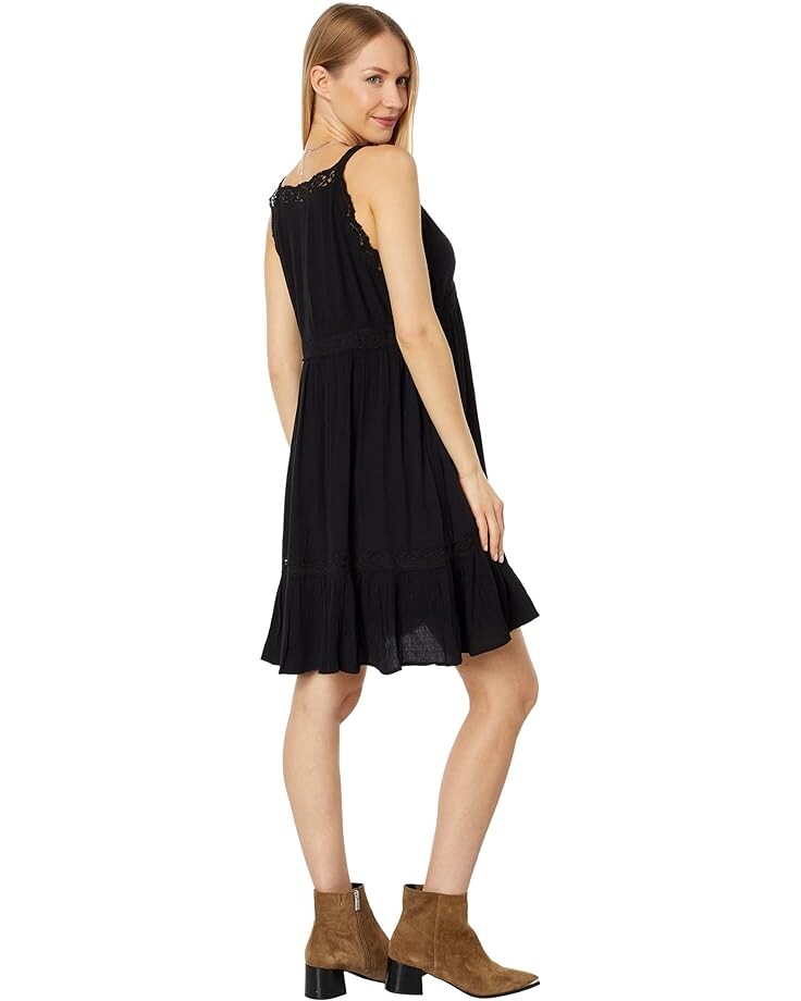 

Платье Lucky Brand Lace Slip Mini Dress, цвет Meteorite