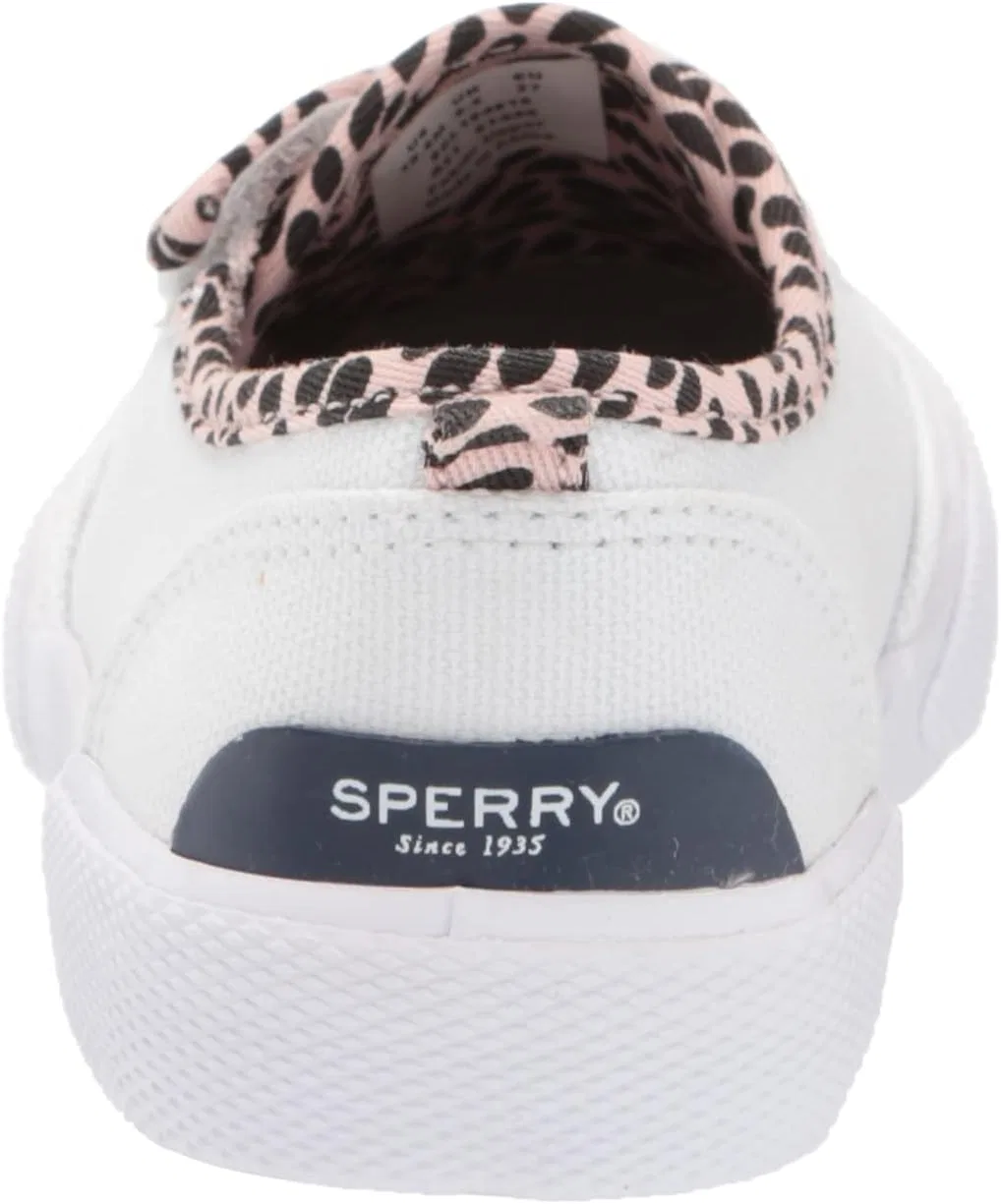 Детские кроссовки для девочек Pier Wave CVO Jr Sperry, White/Leopard — фото 3