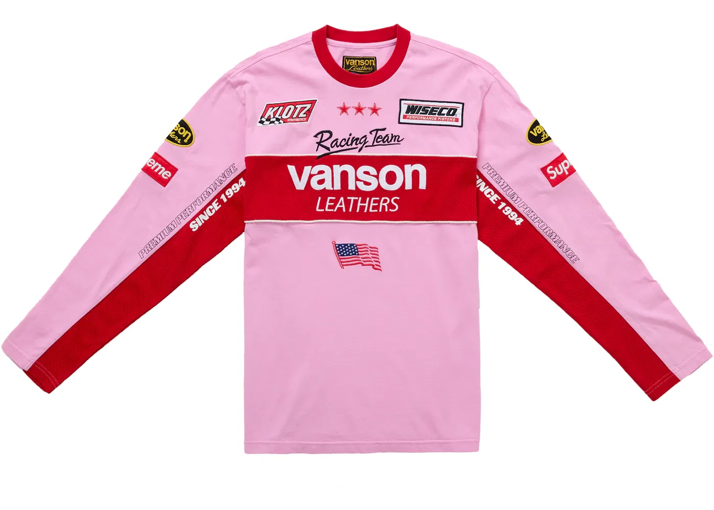 Мужская рубашка с длинным рукавом Supreme Top, Pink