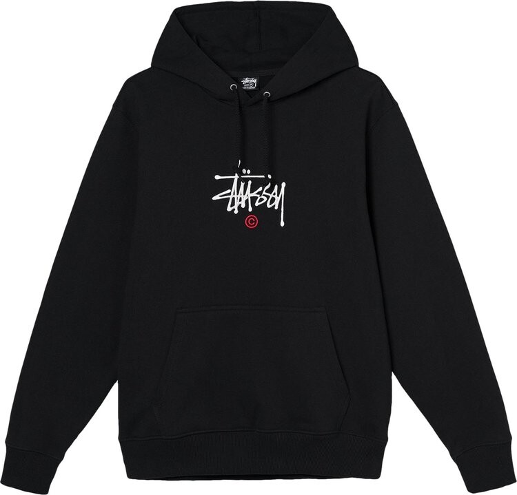 

Худи Stussy Copyright Applique Hoodie 'Black', черный