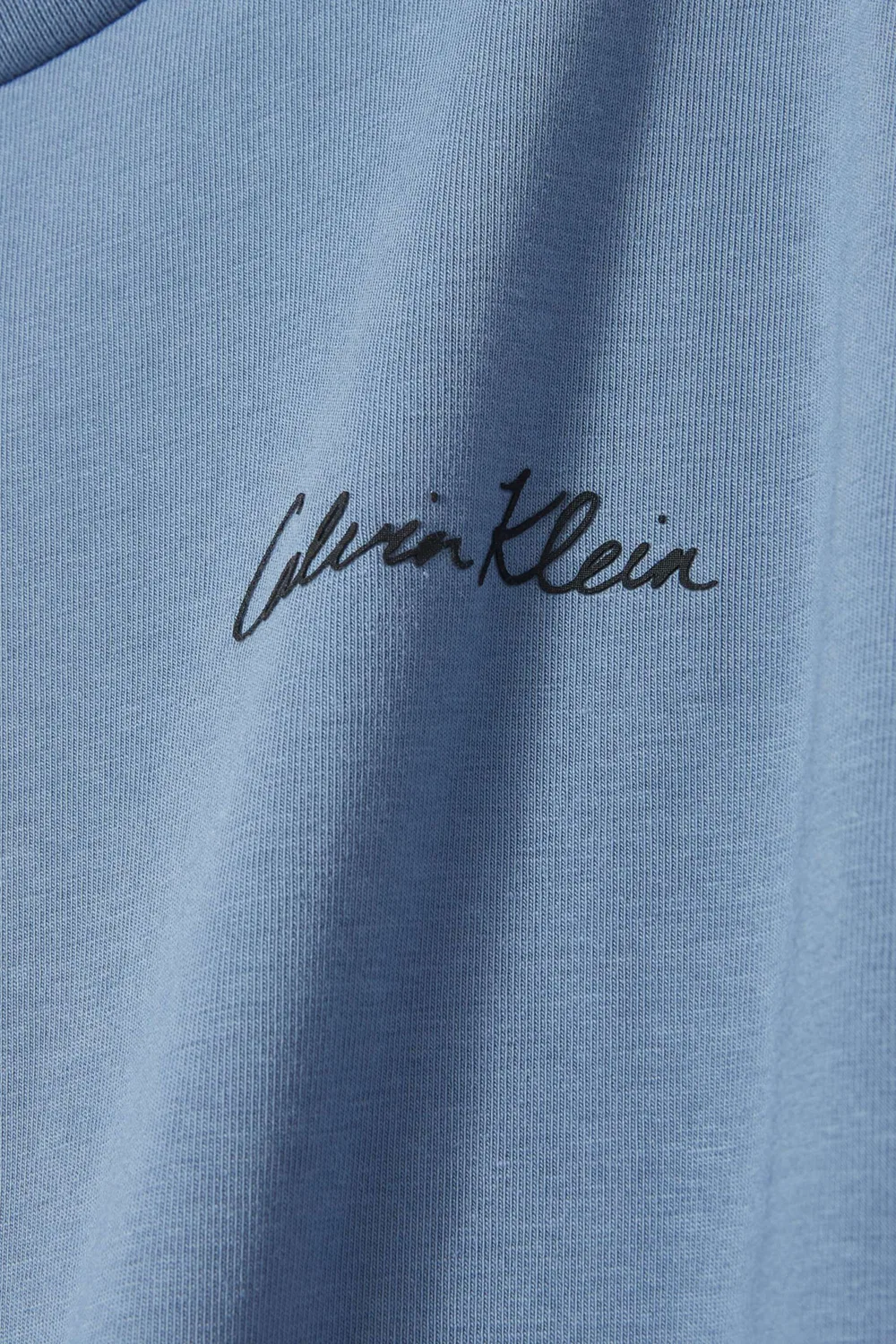 Футболка хлопковая Polaroid Logo Calvin Klein, синий — фото 4
