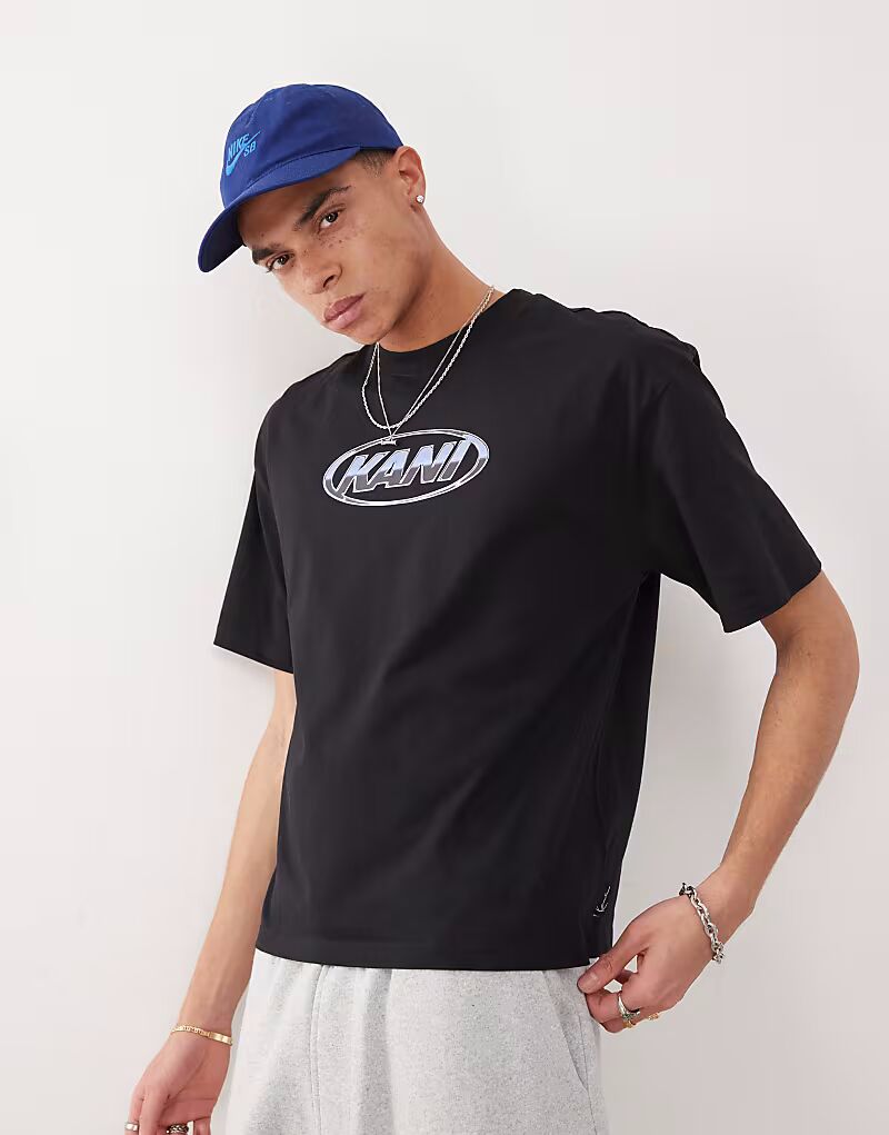 

Футболка Karl Kani Signature хромированная, черного цвета