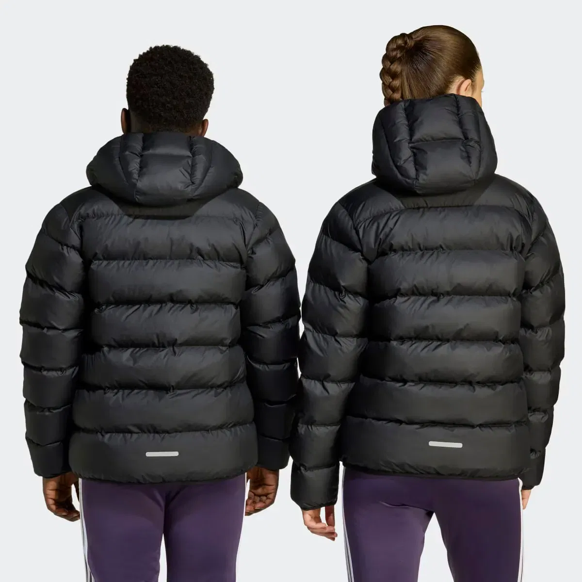 Детская куртка из синтетического пуха adidas, Negro — фото 2