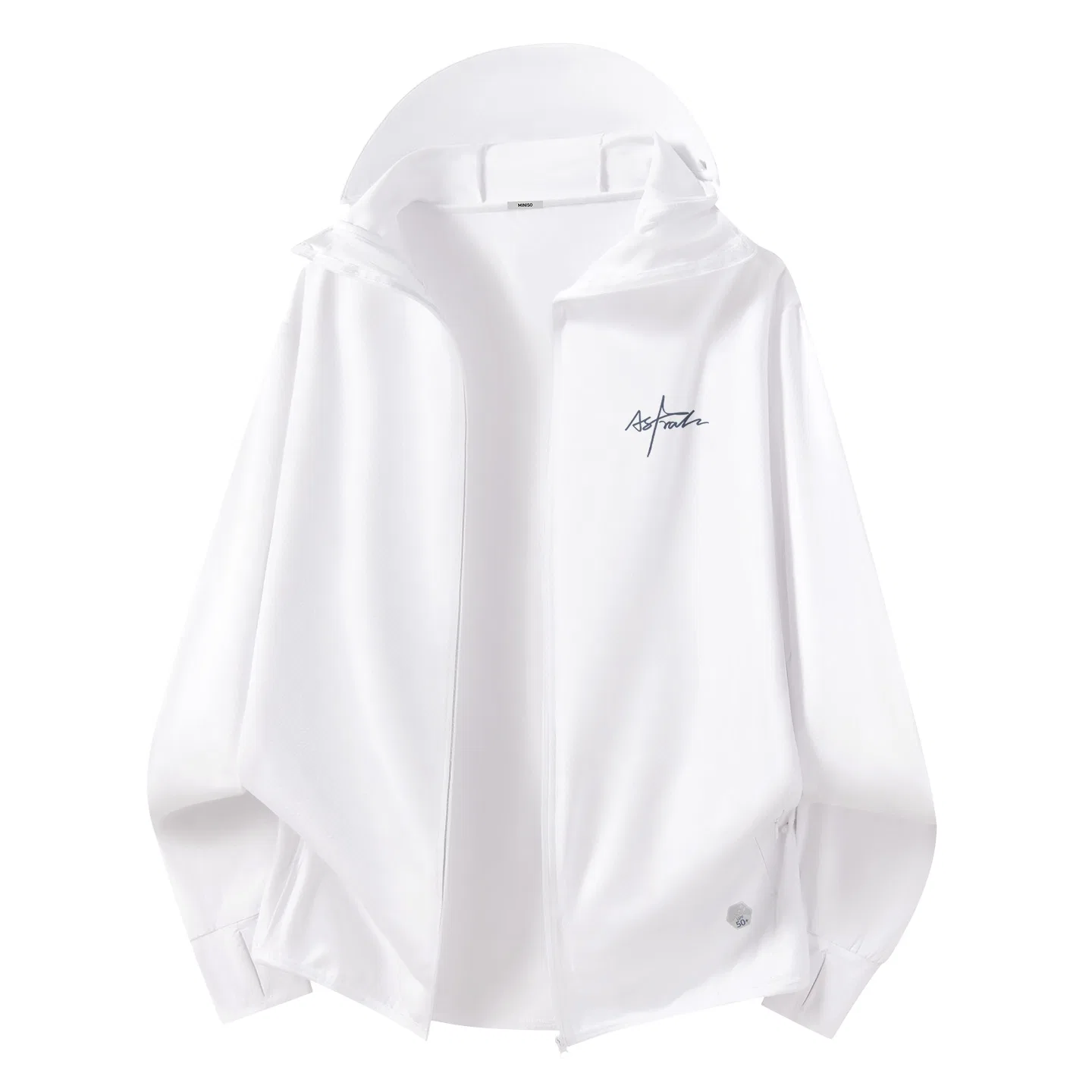 Детская ветровка с защитой от солнца UPF50+ MINISO, Light Gray — фото 3