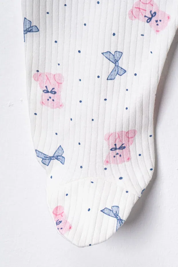 Детское боди-комбинезон для новорожденных с длинным рукавом Enia Baby, Pink — фото 4