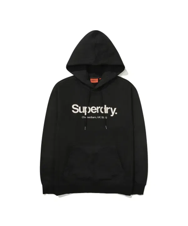 Худи с большим логотипом, Superdry, черный — фото 2