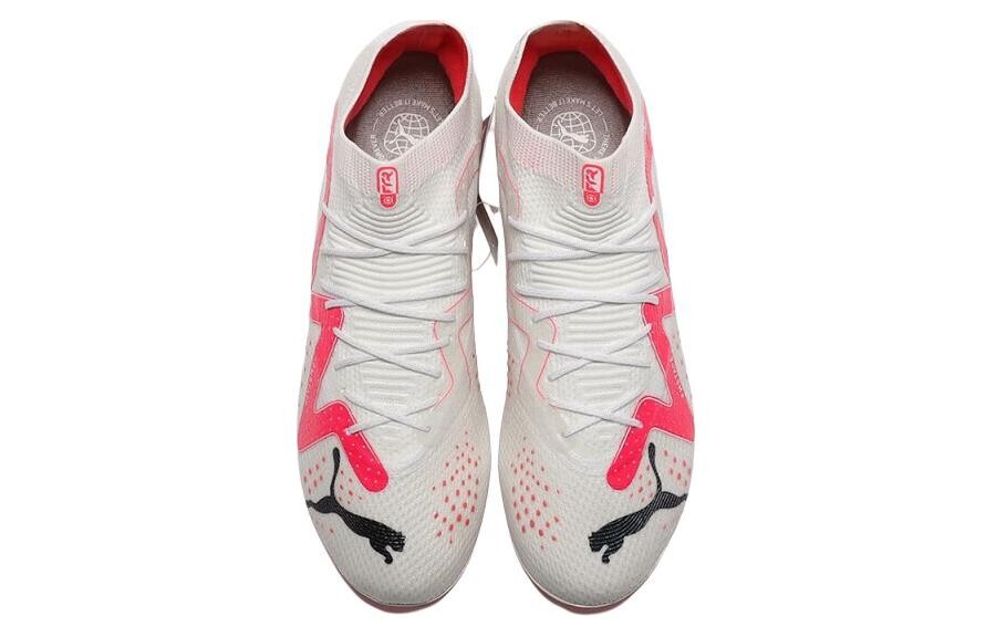 Puma Future Ultimate Футбольные кроссовки унисекс, Белый/Красный — фото 4