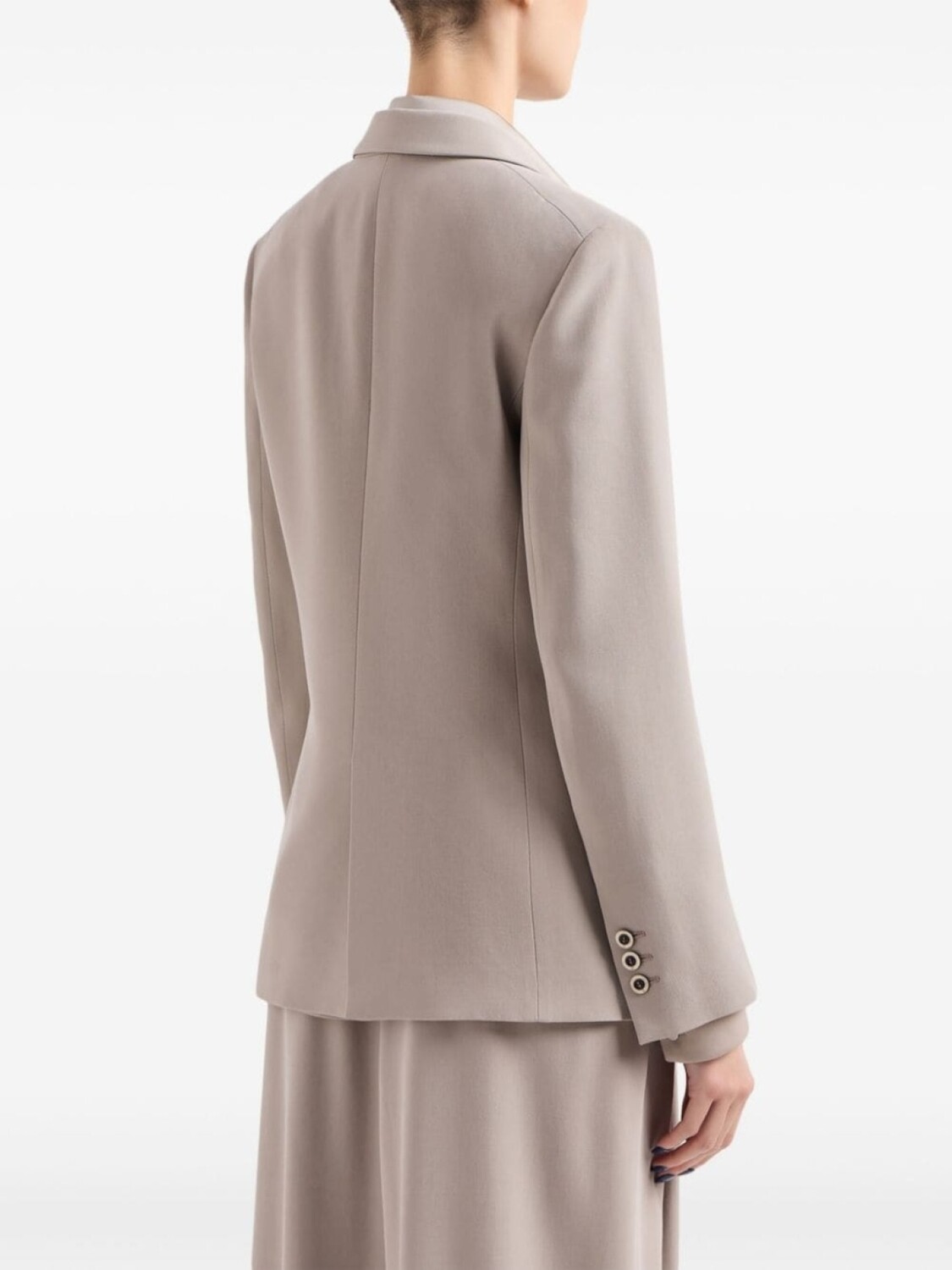 

Giorgio Armani двубортный блейзер, серый