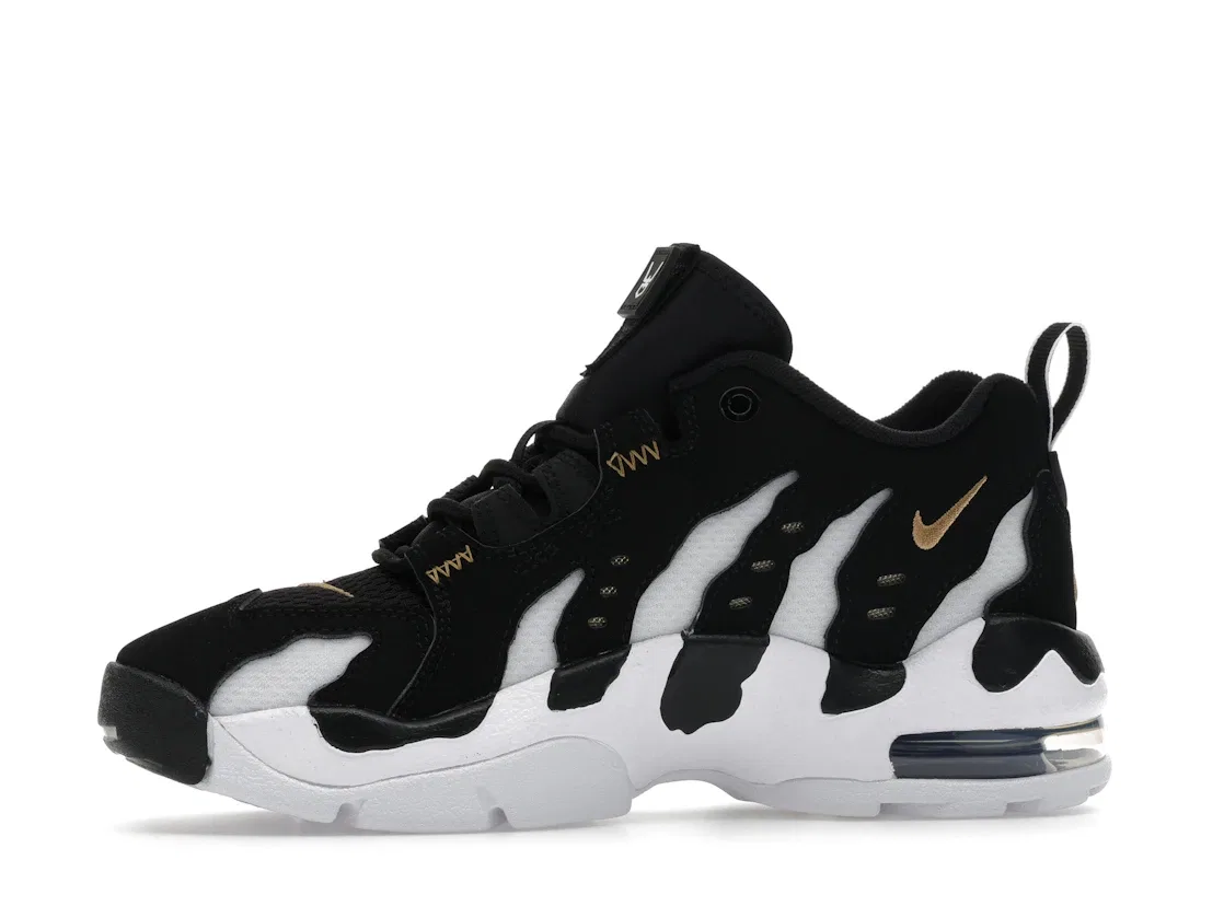 Детские кроссовки Lifestyle с принтом Nike Air DT Max '96 Low Nike, Black/Metallic Gold/White — фото 3