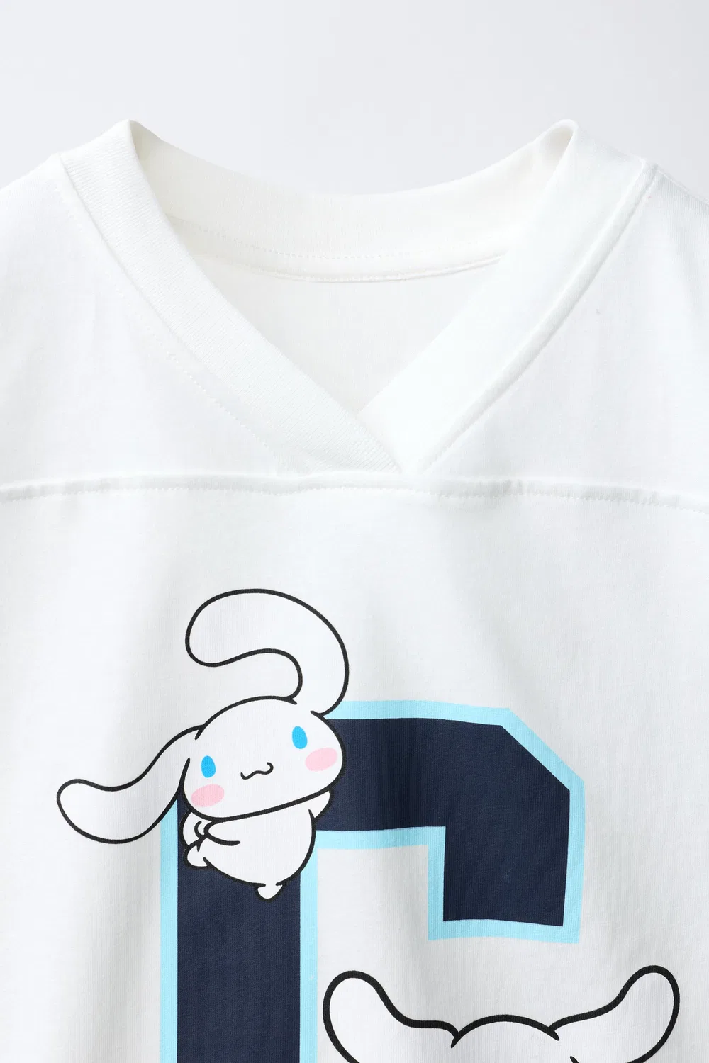 Футболка VARSITY CINNAMOROLL SANRIO ZARA, White — фото 3