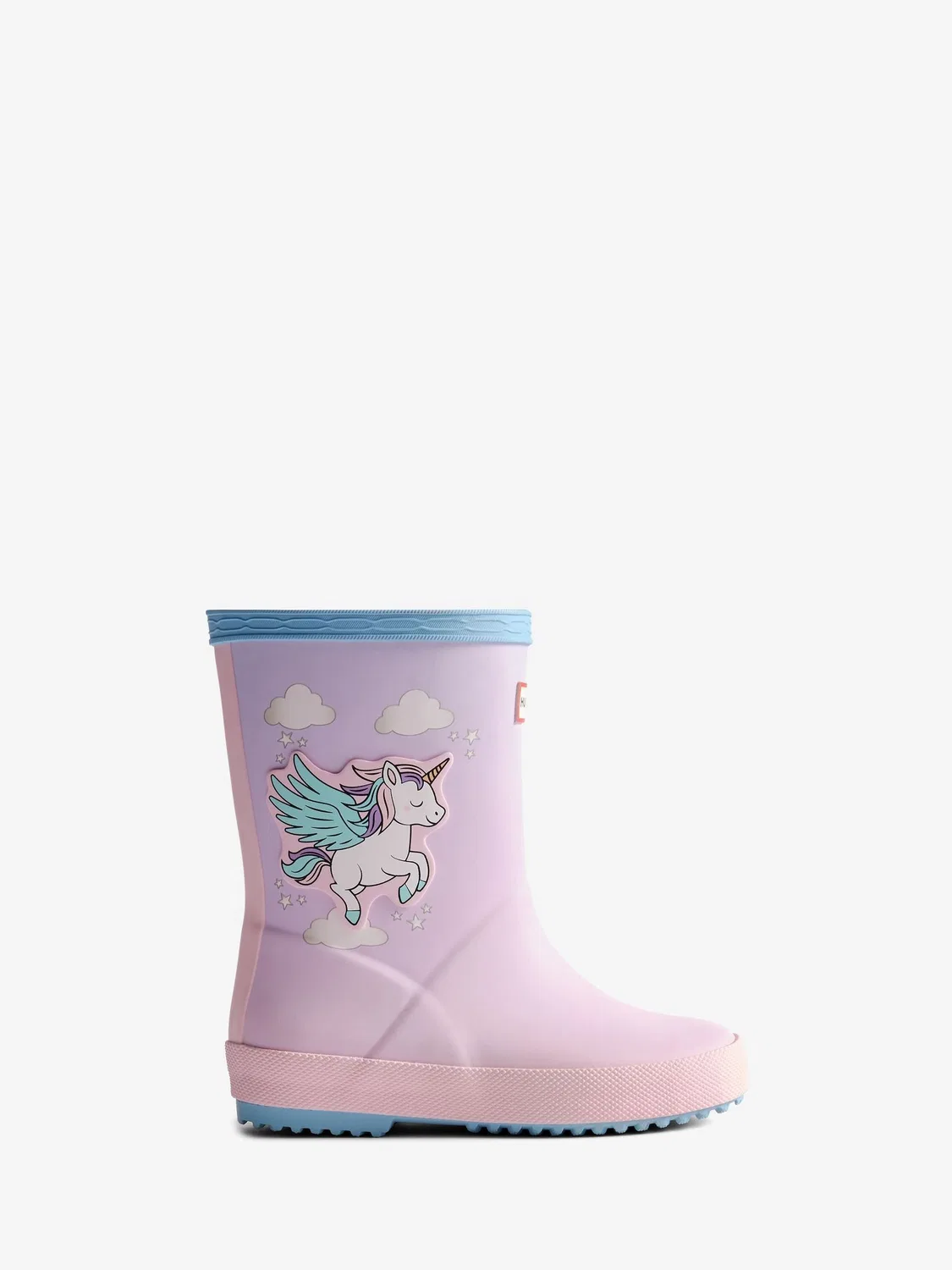 Резиновые сапоги Hunter Kids First Unicorn Print, розовый