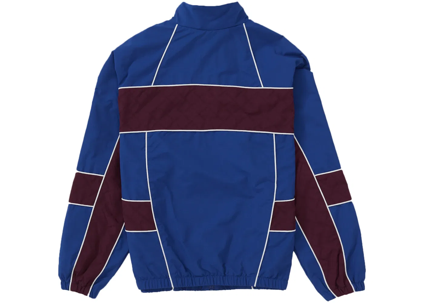 Мужская куртка с принтом Supreme Jacquard Panel Track Jacket Royal, Royal — фото 2