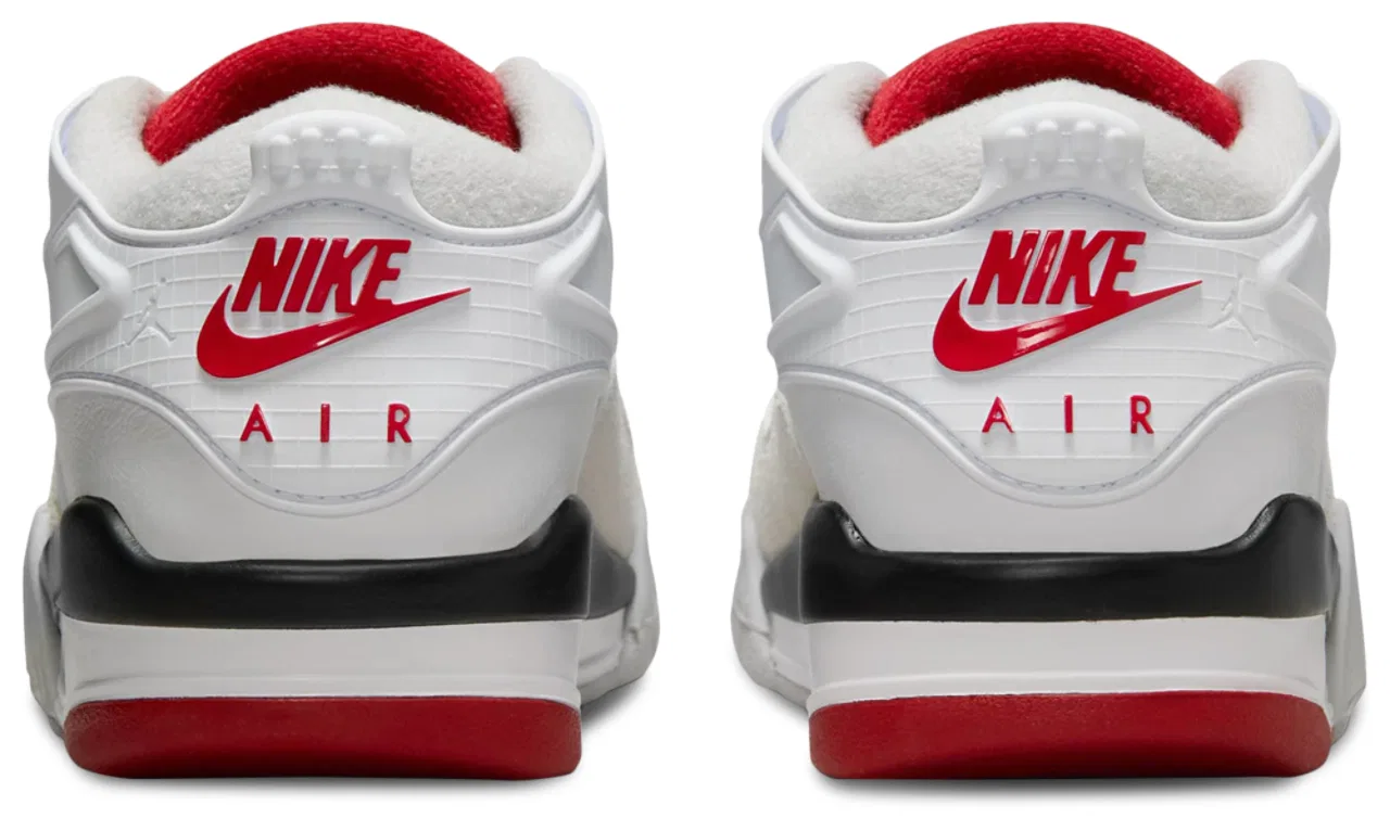 Кроссовки для мальчиков AJ 4 RM Jordan, цвет White/Red — фото 3