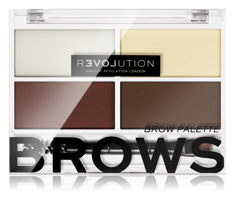

Палитра для бровей Revolution Relove Colour Cult, оттенок Dark 3,2 г