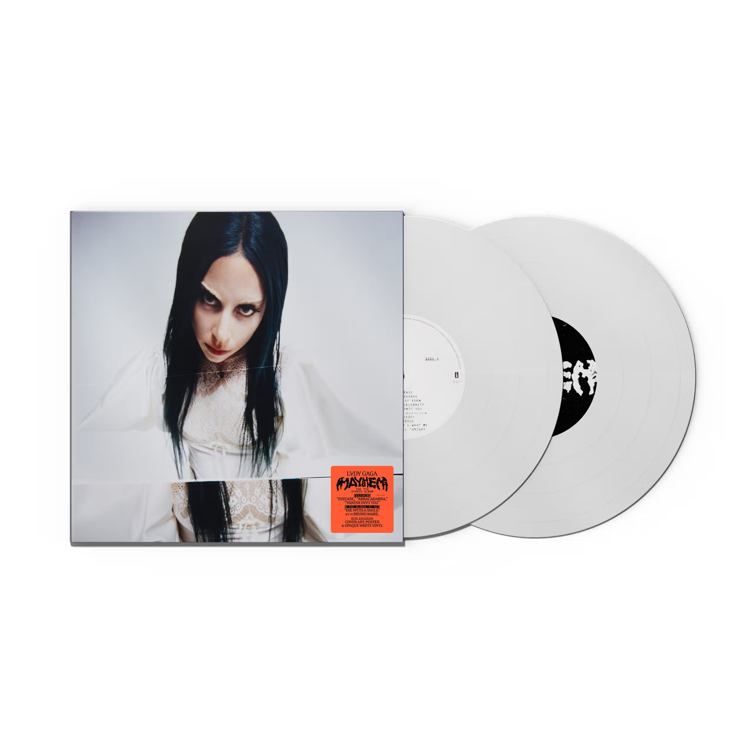 

Виниловая пластинка Lady Gaga MAYHEM 124 (Amazon Exclusive), белый винил с эксклюзивной обложкой и постером
