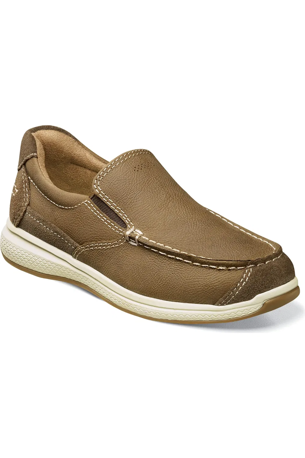 Детские мокасины slip-on на амортизирующей стельке Great Lakes Florsheim, Stone