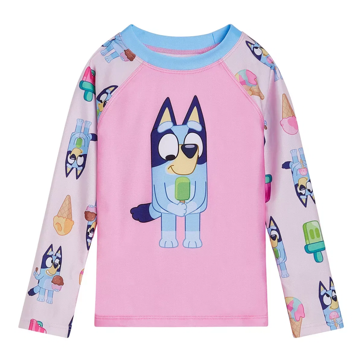 Детский комплект для плавания для девочек с длинным рукавом Bluey, Pink — фото 3