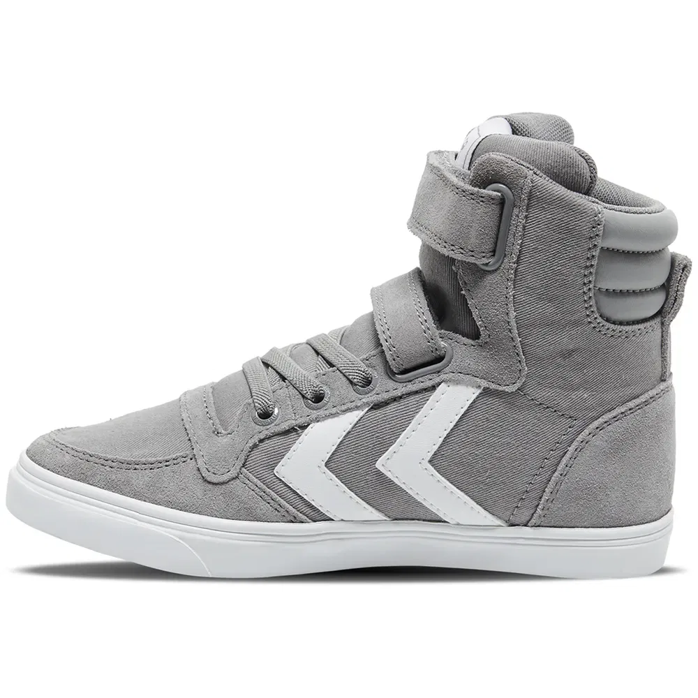 Детские кроссовки с высоким верхом Slimmer Stadil High Hummel, Grey — фото 3