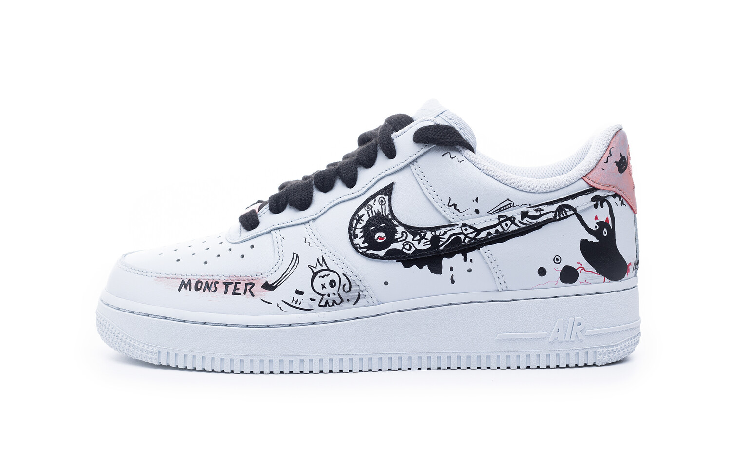 

Кроссовки Nike Air Force 1 Skateboarding Shoes Women's Low-top Gray, серый