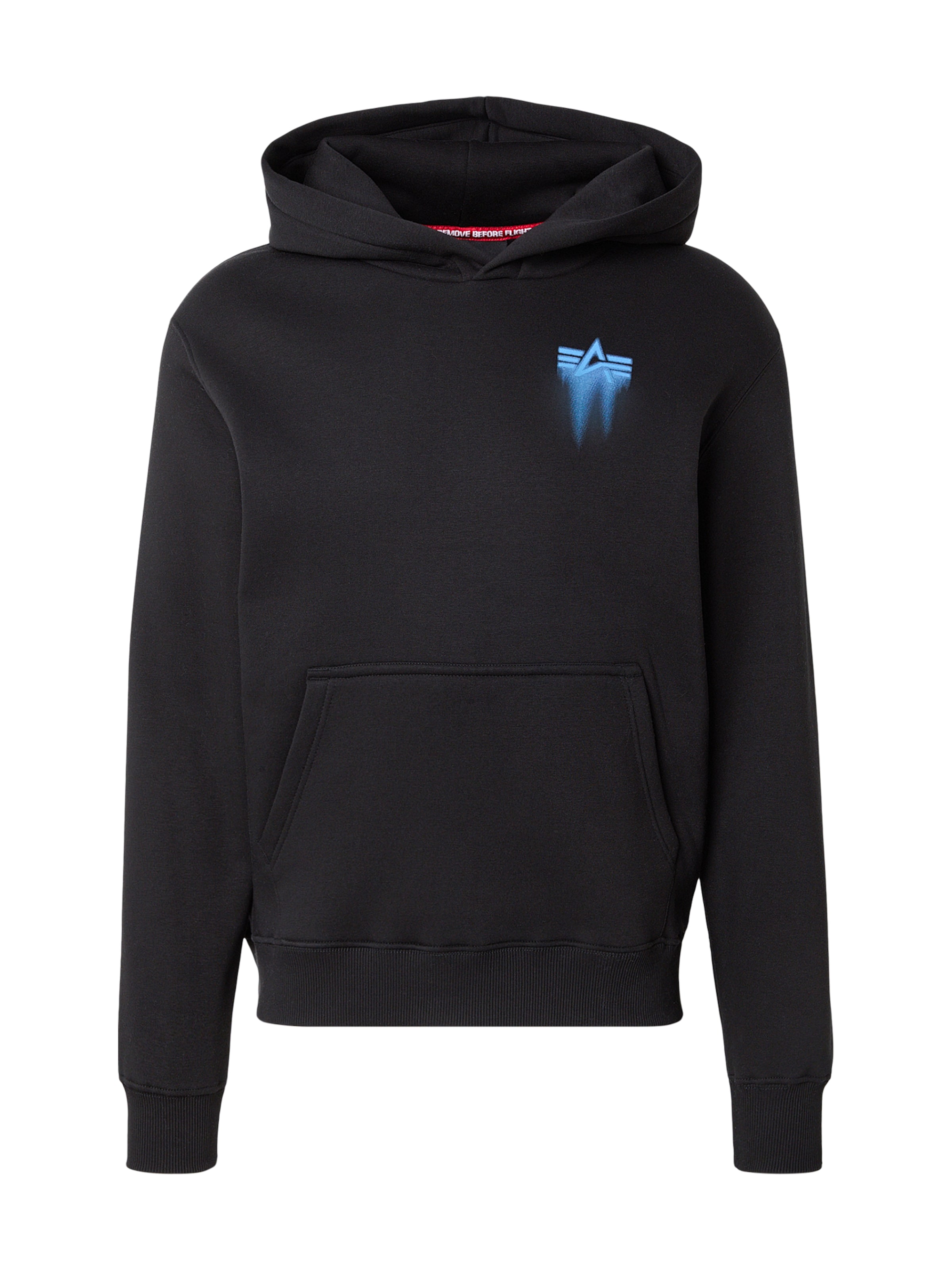 

ALPHA INDUSTRIES Толстовка в черном цвете