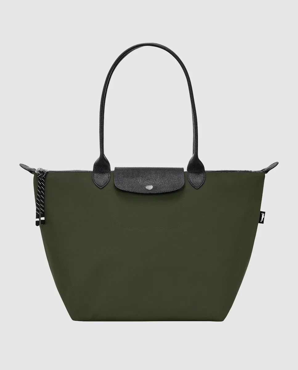 

Большая сумка через плечо Le Pliage Energy на молнии Longchamp, зеленый