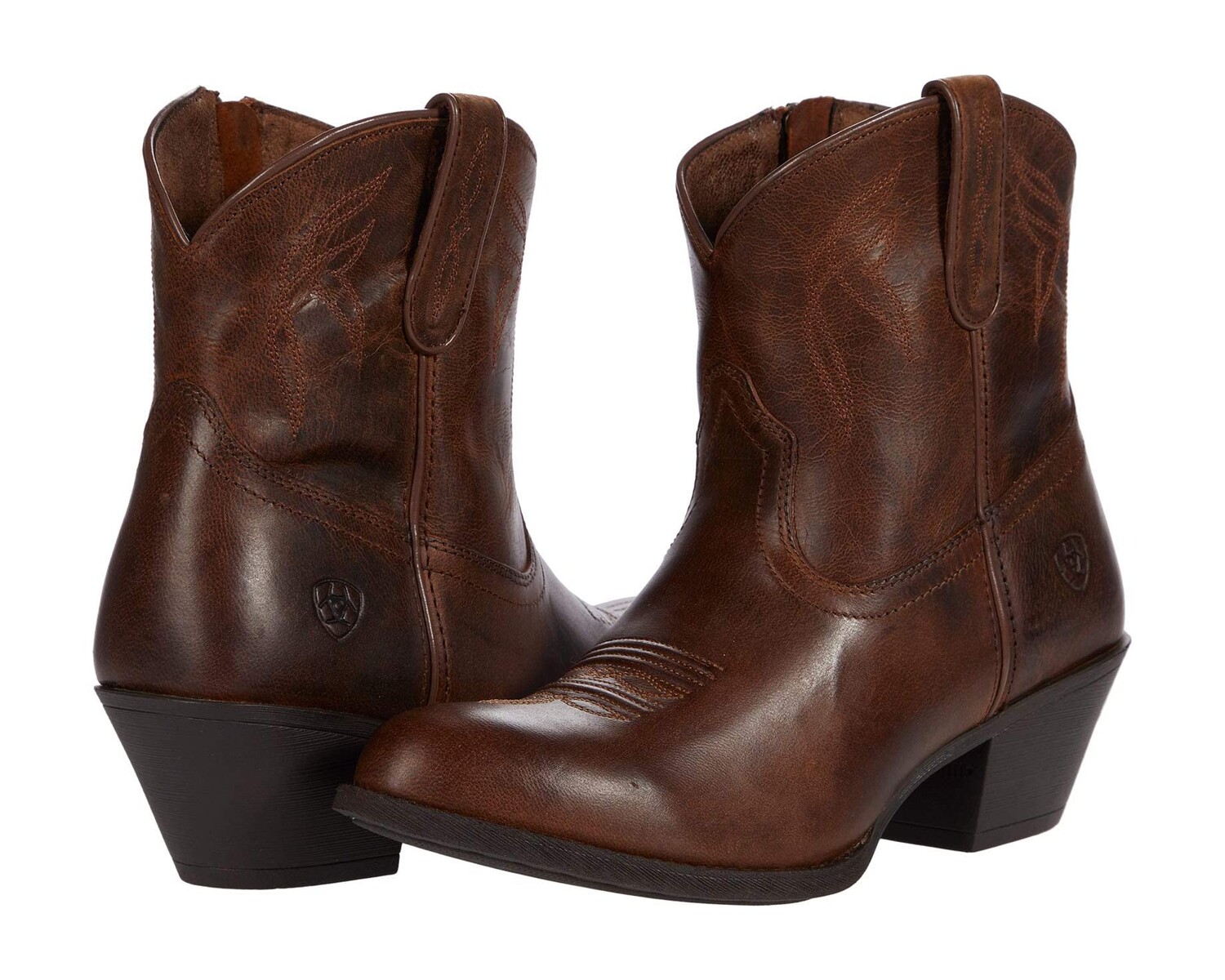 Ботинки женские Ariat Darlin ковбойские с острым носком, коричневый — фото 3