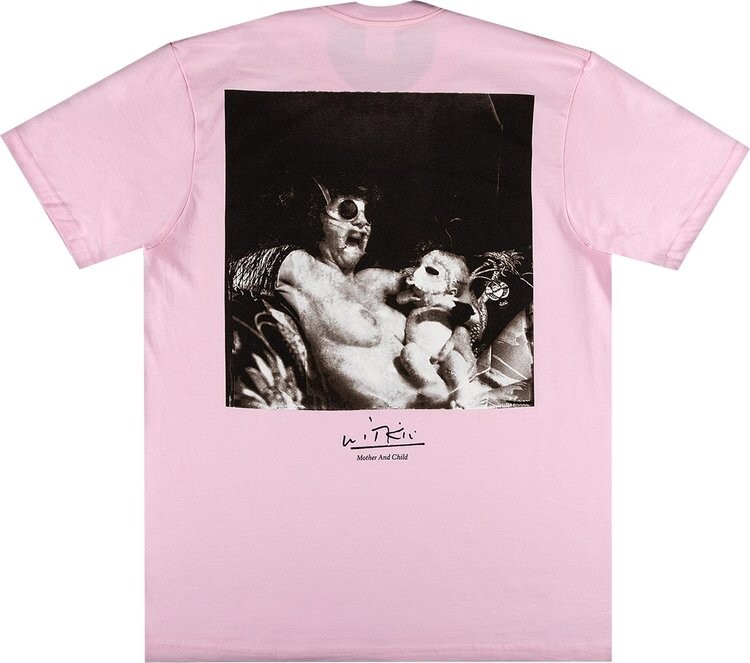 Футболка Supreme x Joel-Peter Witkin Mother And Child Tee 'Light Pink', розовый — фото 3