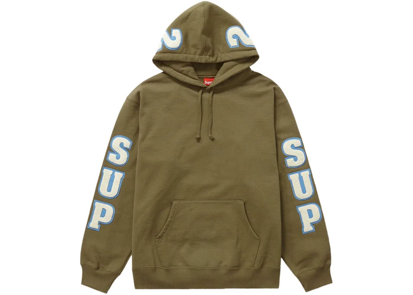 Мужской свитшот Supreme, Olive Brown
