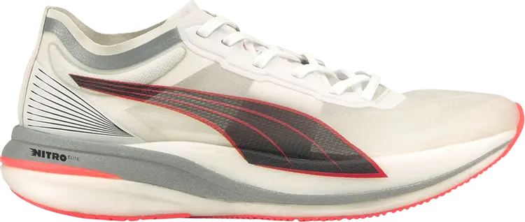 

Кроссовки Puma Wmns Deviate Nitro Elite White Lava Blast, белый